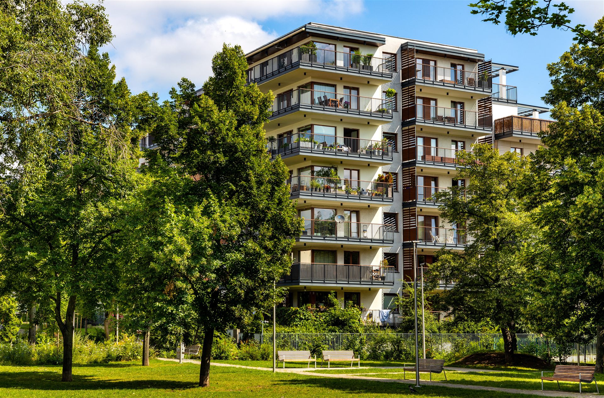 Modern residential building - residential property database